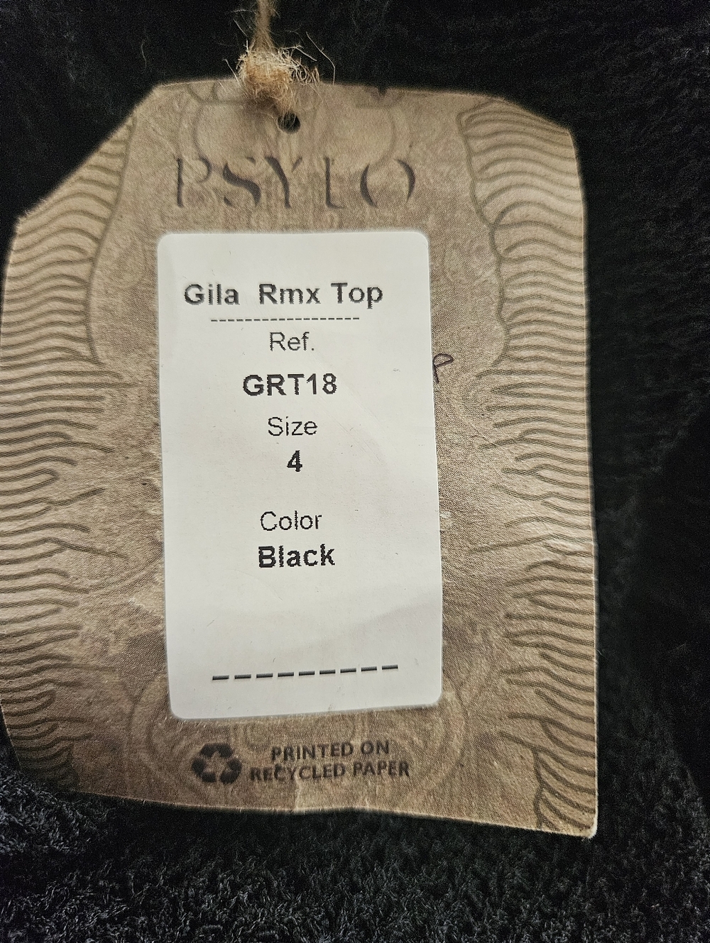 NWT Psylo Unique Gila Gothic Asymmetrical Cotton Soft Mesh Layered Top Sexy S/M - Picture 9 of 11